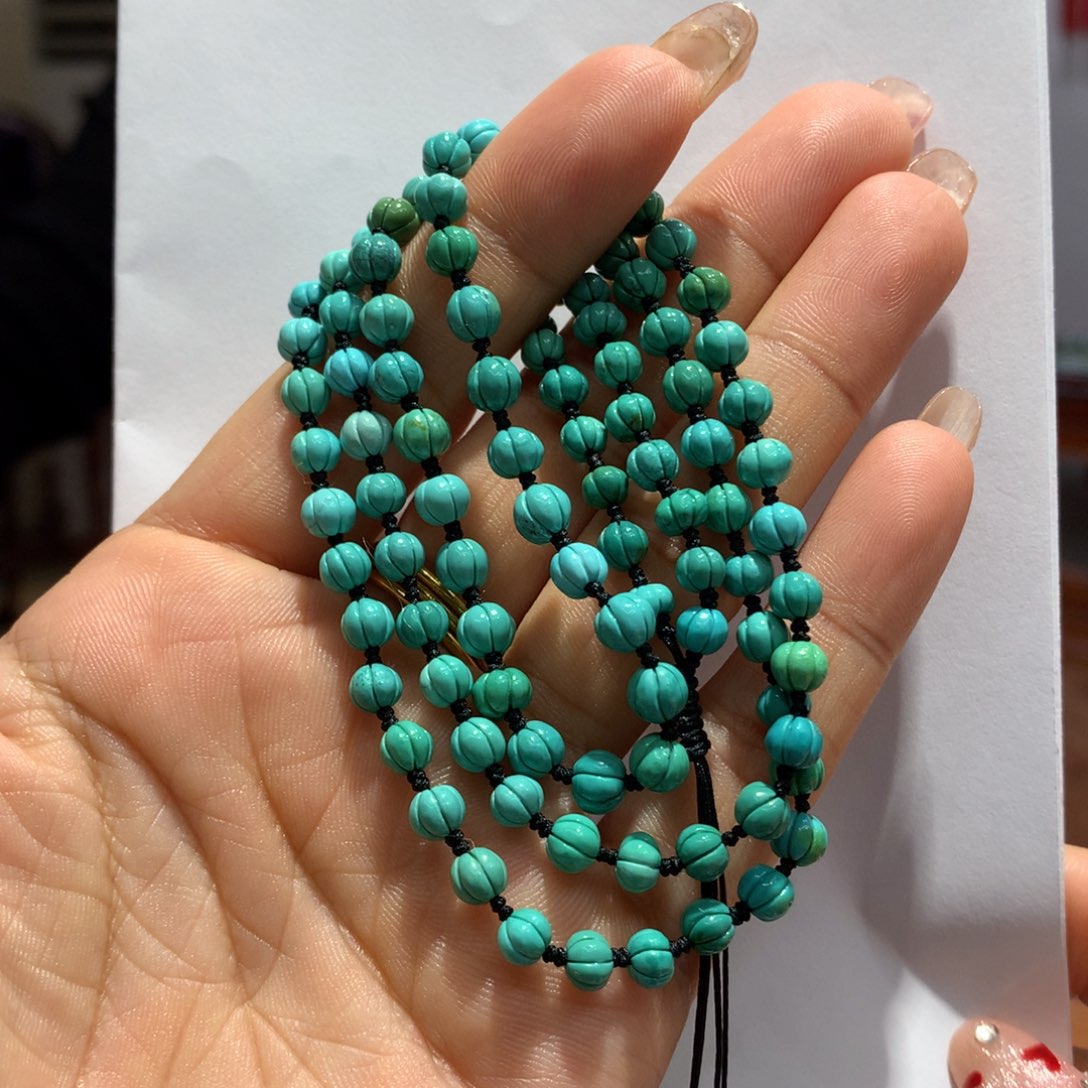 绿松石长链未镶嵌