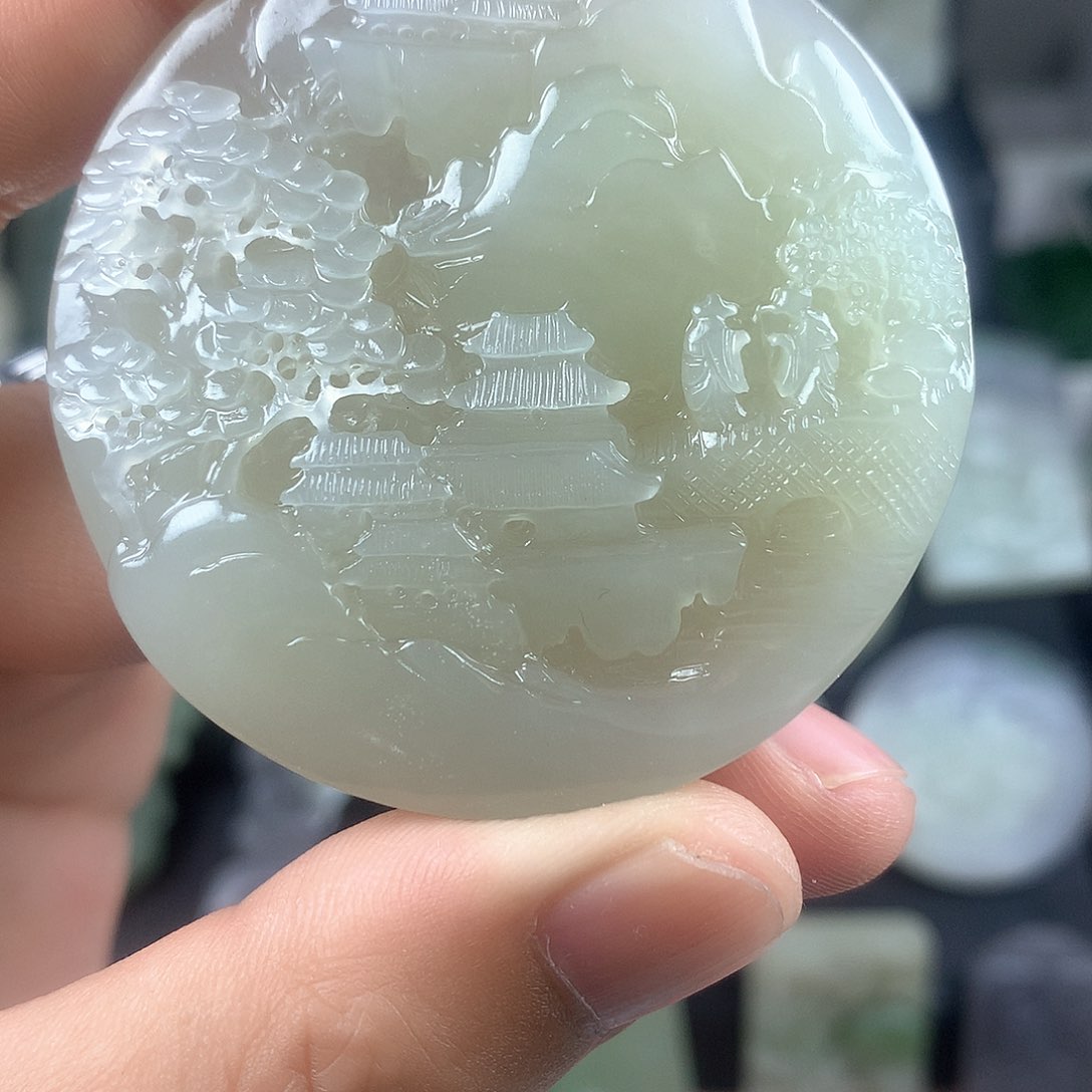 未镶嵌和田玉挂件