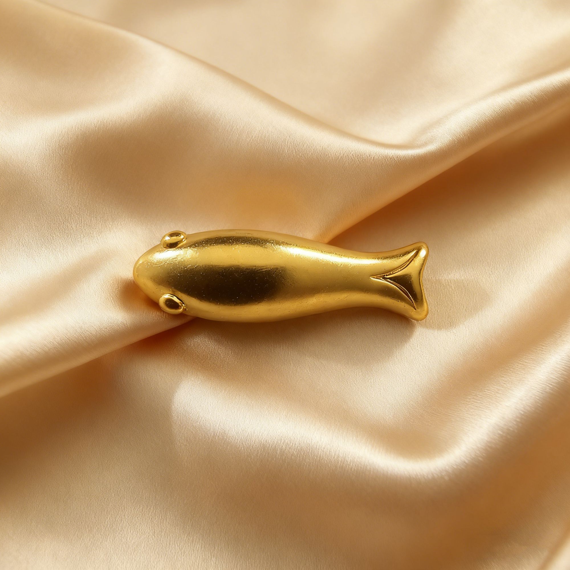 【黄金】足金999小黄鱼素金 中穿 5D工艺XTN30