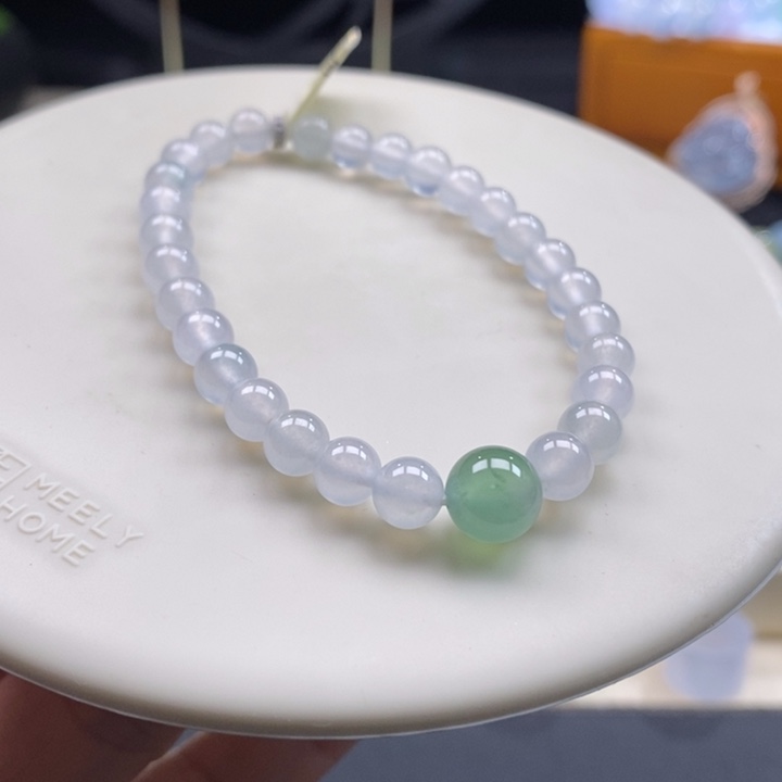 翡翠吊坠(不含链)未镶嵌翡翠茅台白手串