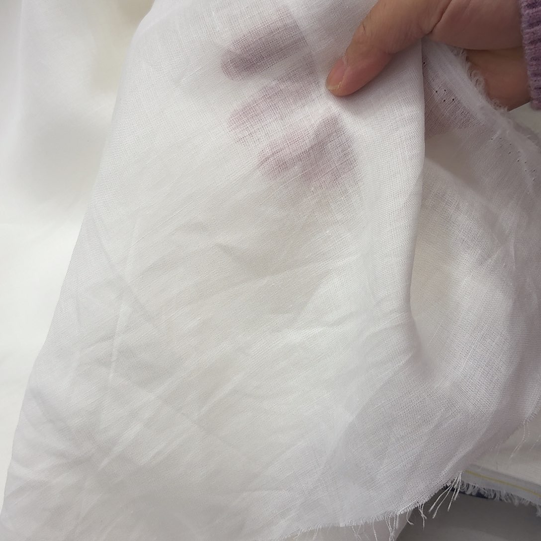 麻5米纯苎麻白色17支面料