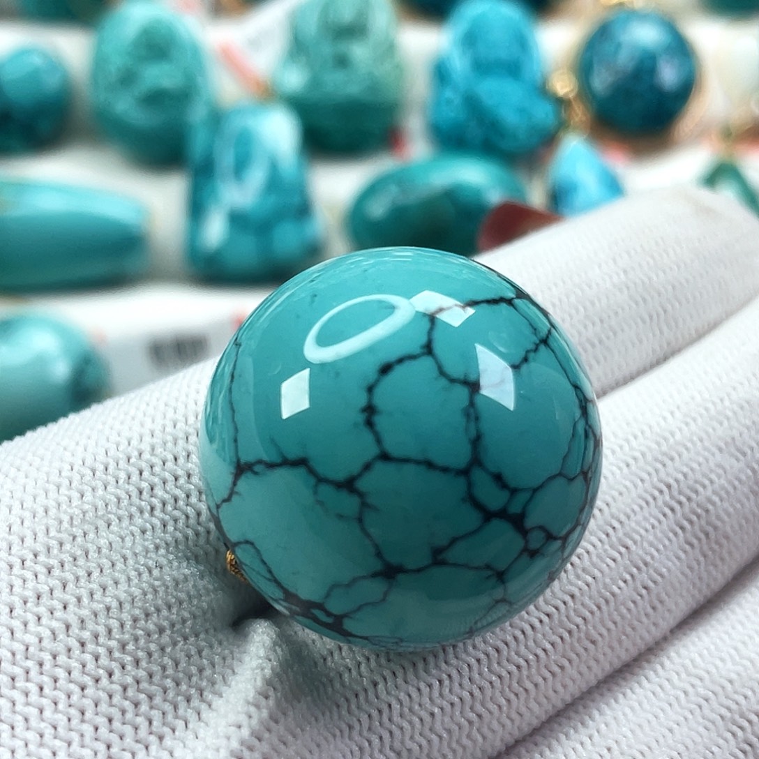 绿松石未镶嵌车挂尺寸26