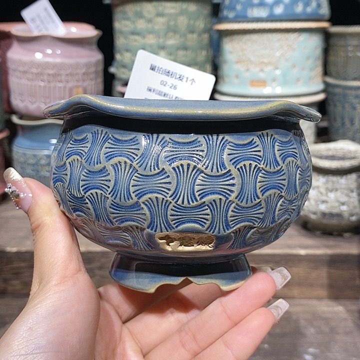 七里烧花盆2-26-133口径8