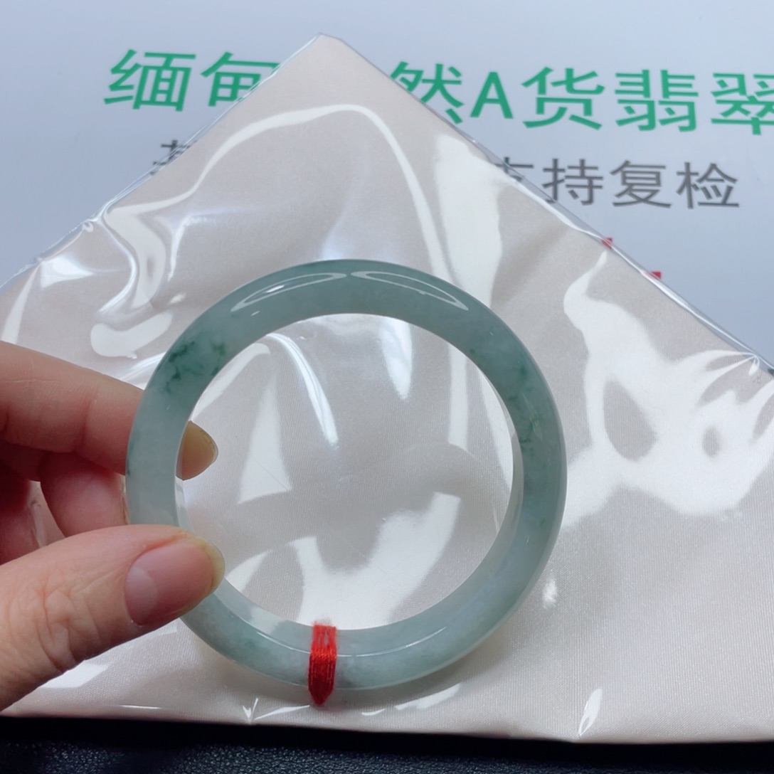 未镶嵌手镯翡翠圈口58.4 宽12.3 厚9