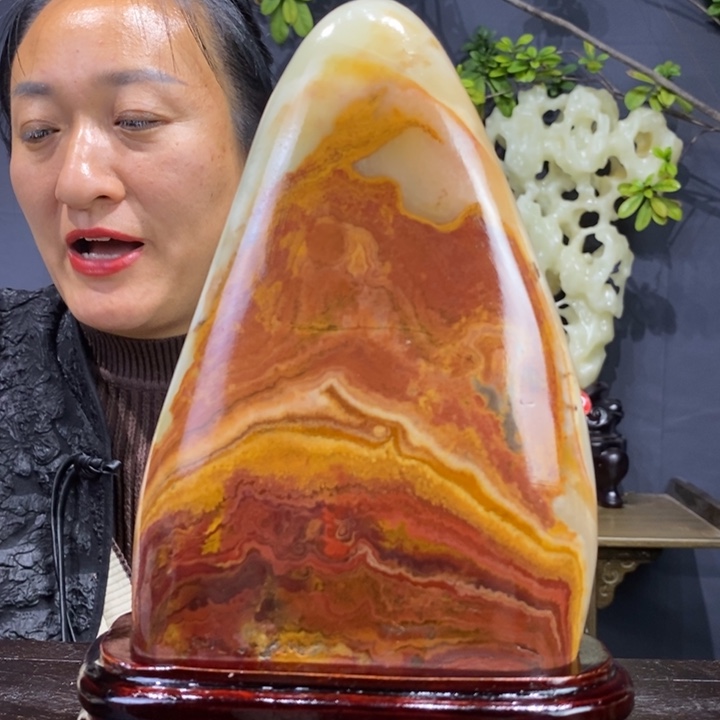 石材精品古青石摆件