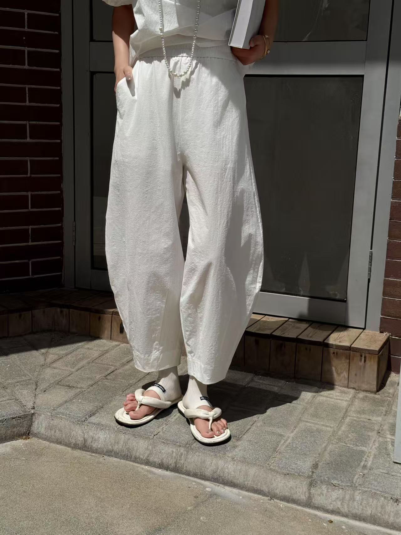 有货SKGD#71751夏季福利高品质速干九分萝卜裤，裤长：91cm