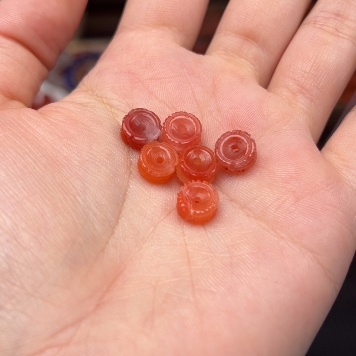 南红玛瑙未镶嵌吊坠(不含链)