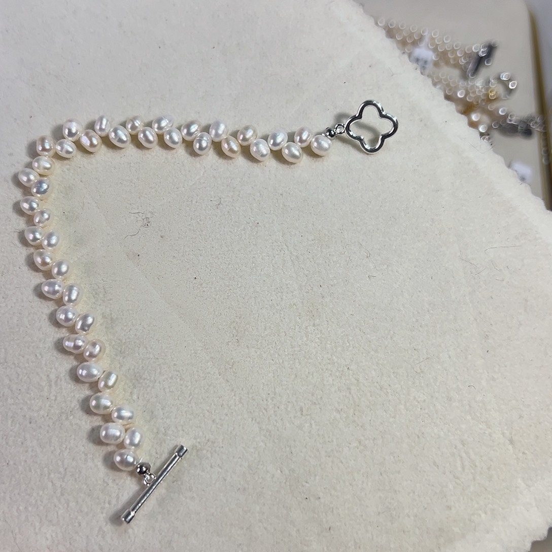 讨***鱼钛钢淡水珍珠天然淡水珍珠