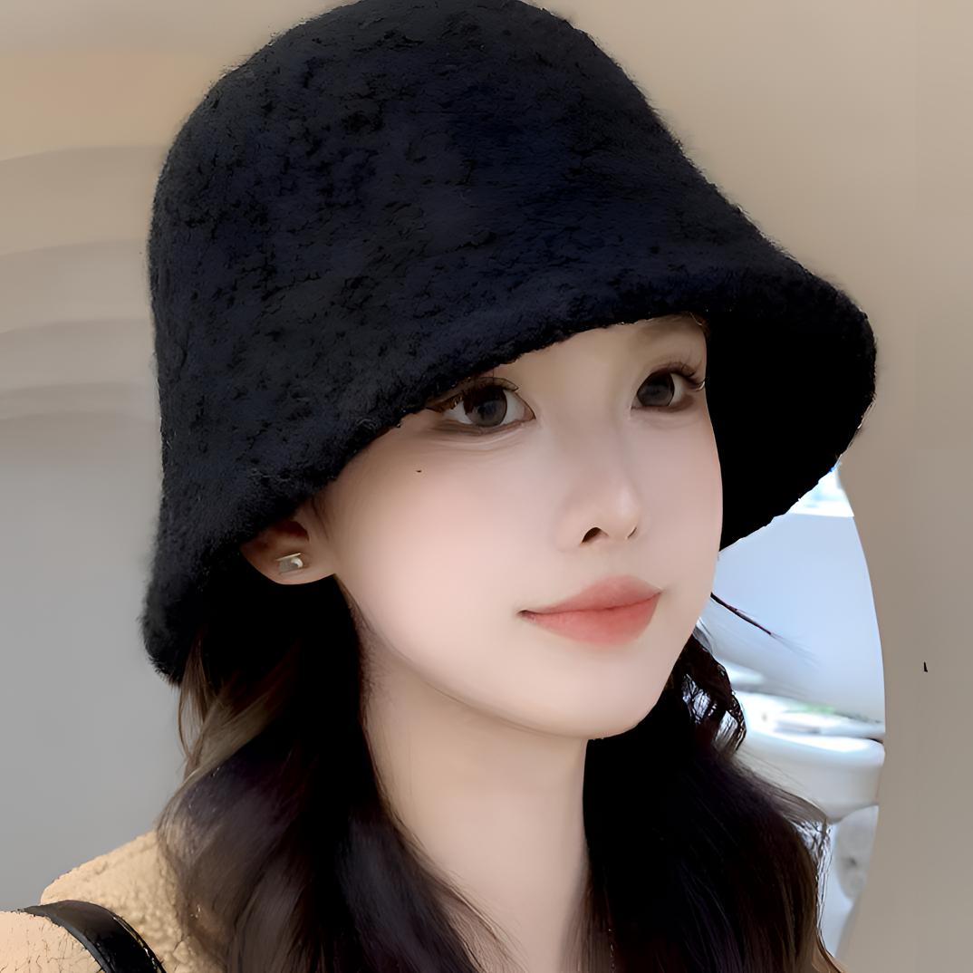 新款爆款洋气秋冬脸小冬季帽子女款冬季帽子冬天渔夫帽女款加厚