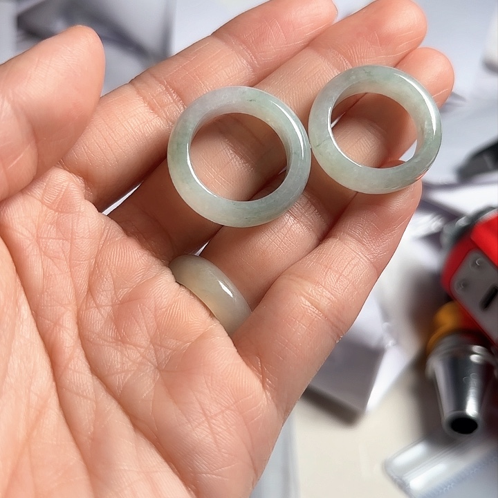 翡翠戒指未镶嵌天然翡翠a货戒圈