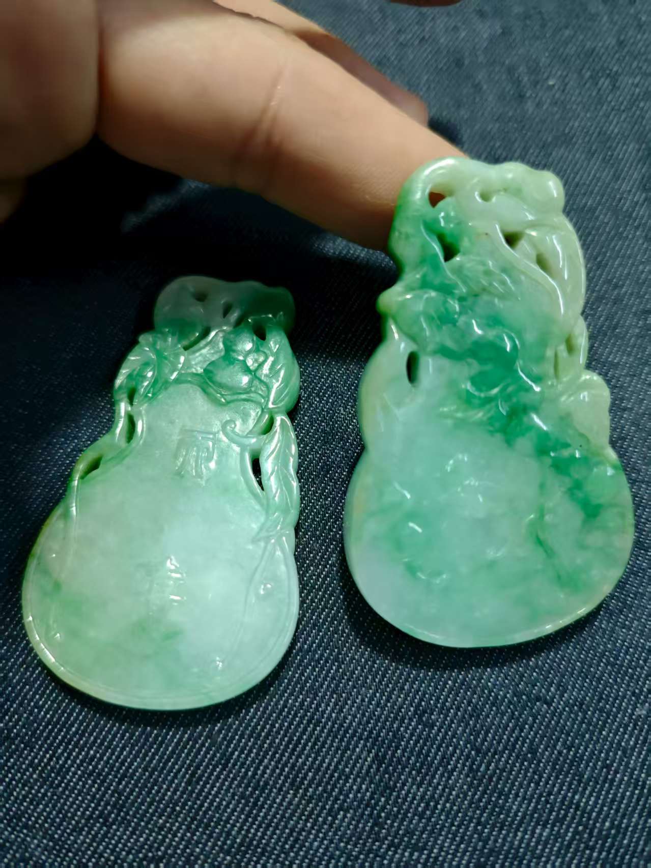 4号链接   冰飘阳绿葫芦精美时尚精工雕刻