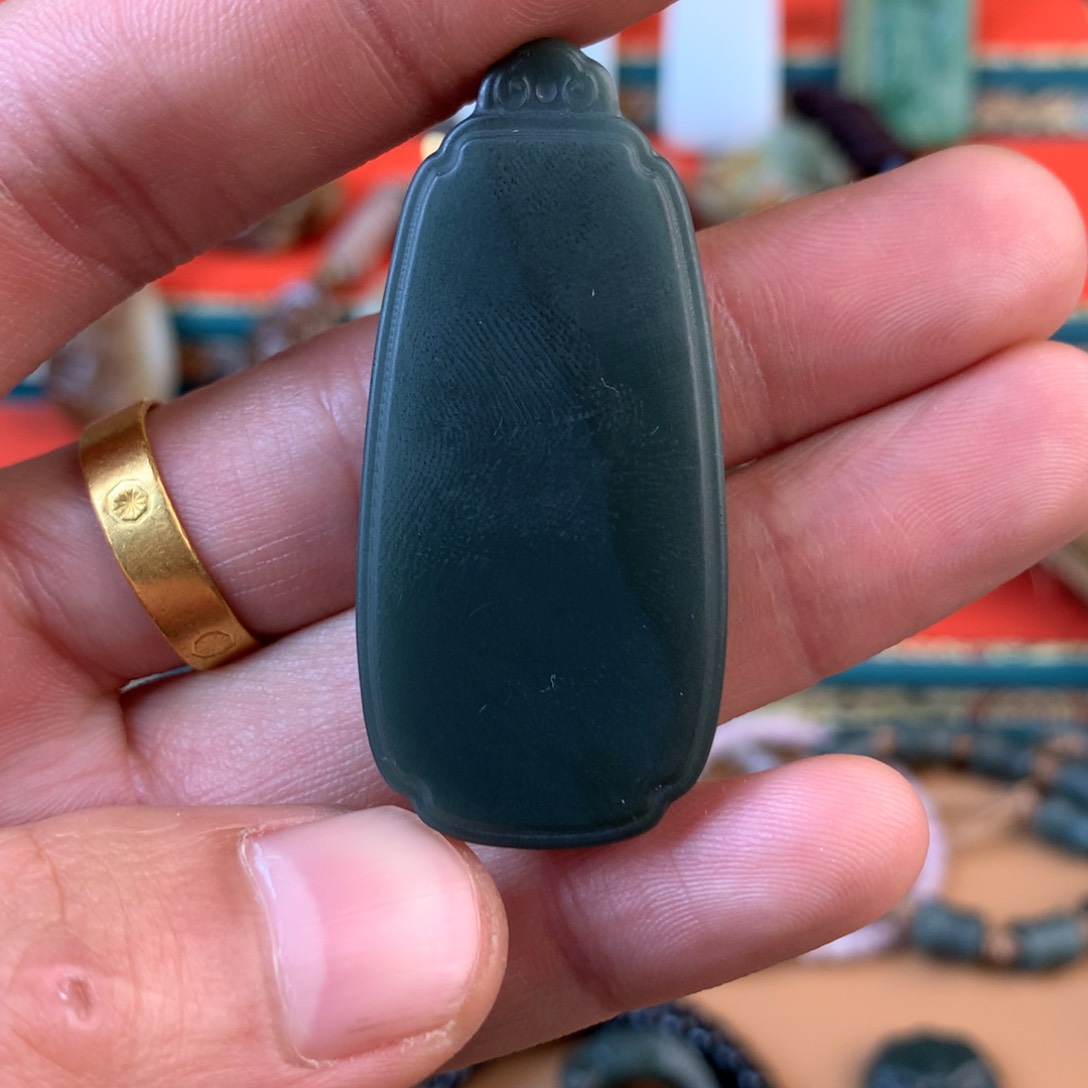 和田玉（糖玉）挂件未镶嵌?**?