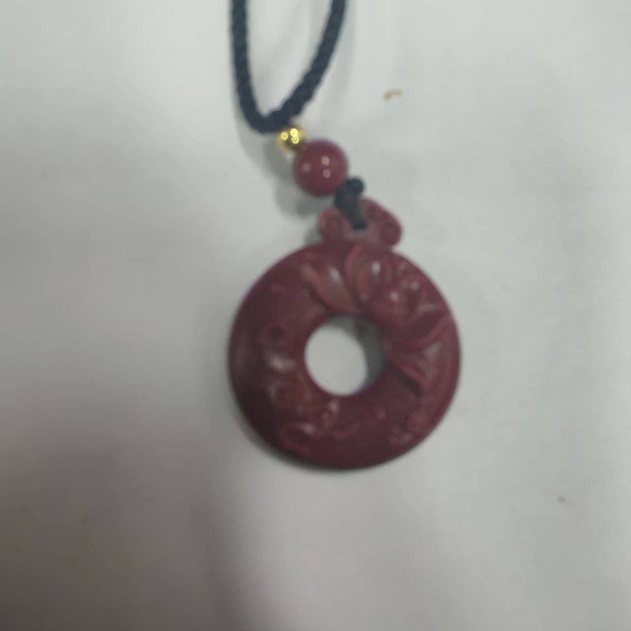  NX096-经典紫色祥云莲花吊坠