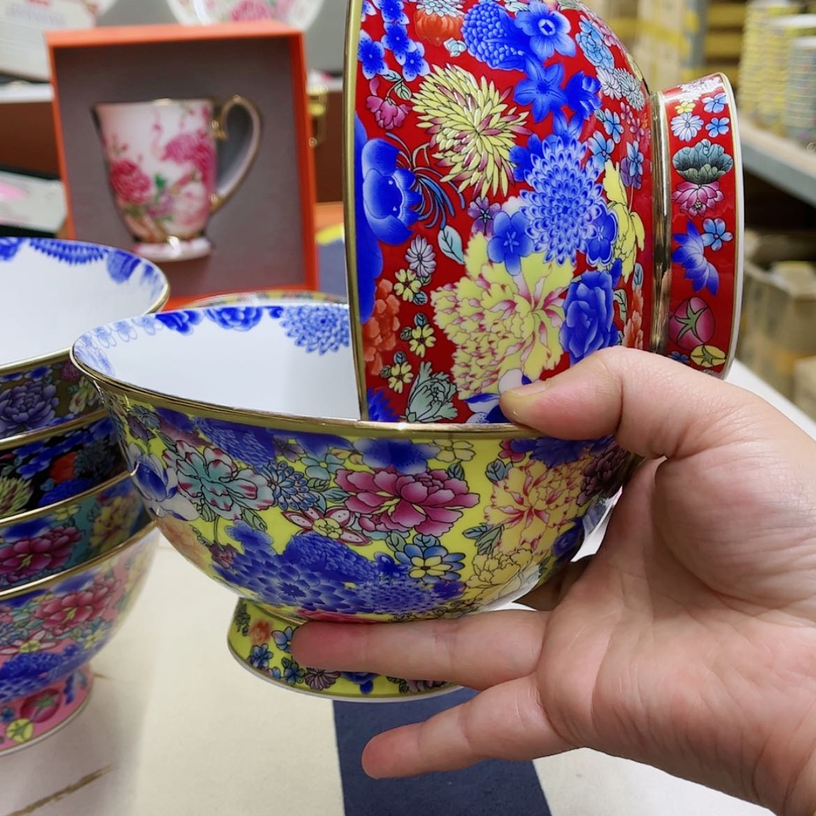 【闪购商品】骨瓷7英寸2混。。。。。