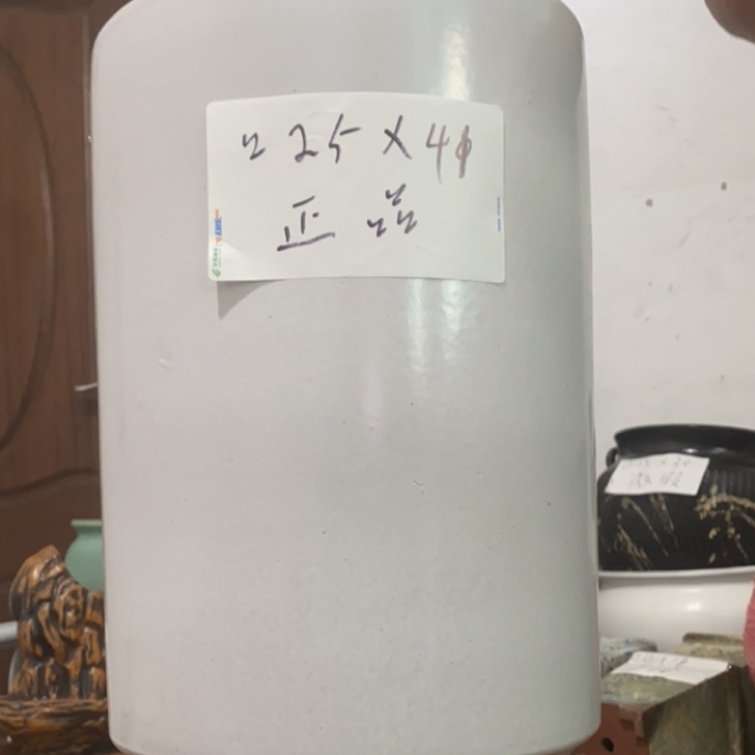 白色圆柱形花盆百搭适用多种绿植室内外种植