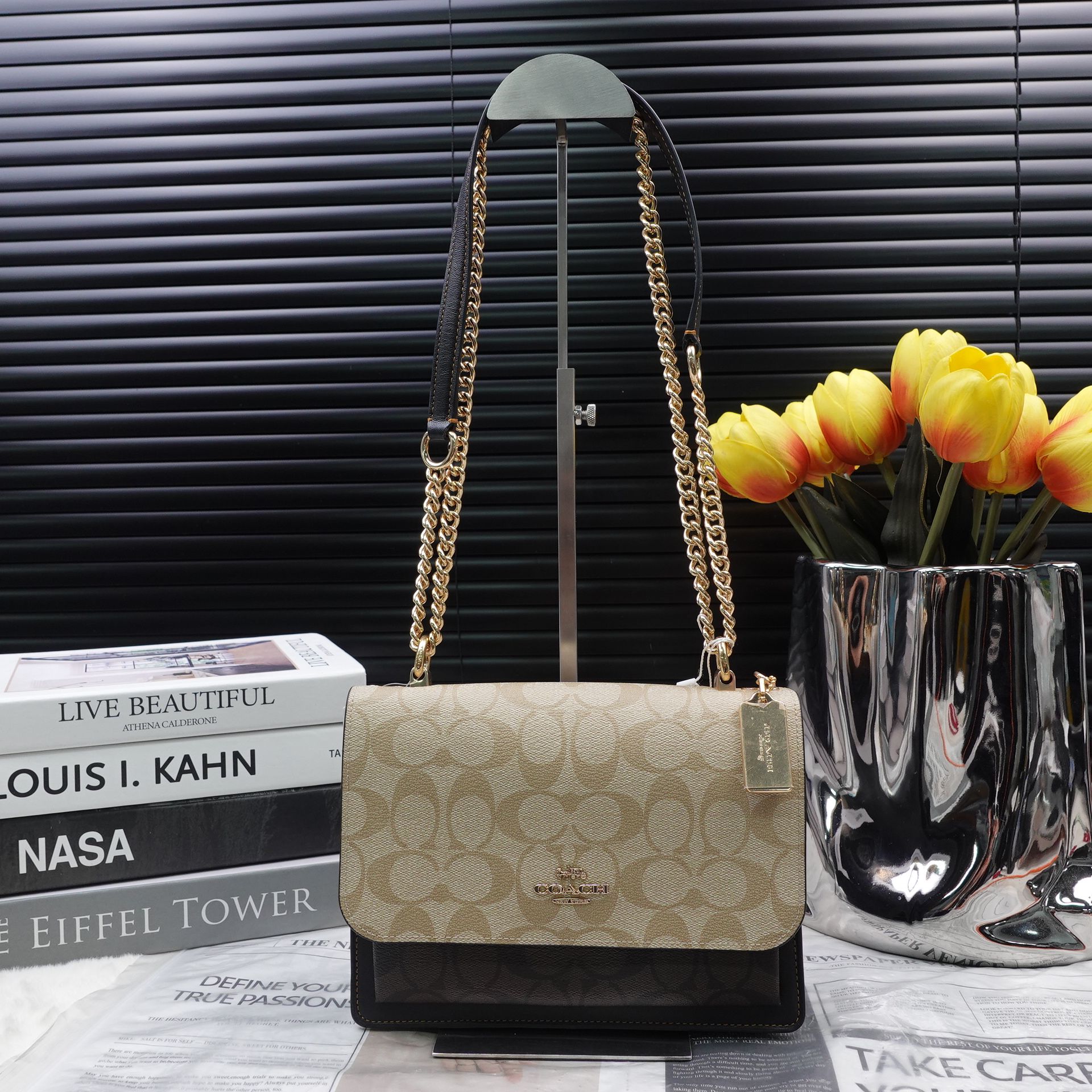 95新 COACH/蔻驰 单肩包/T10335862