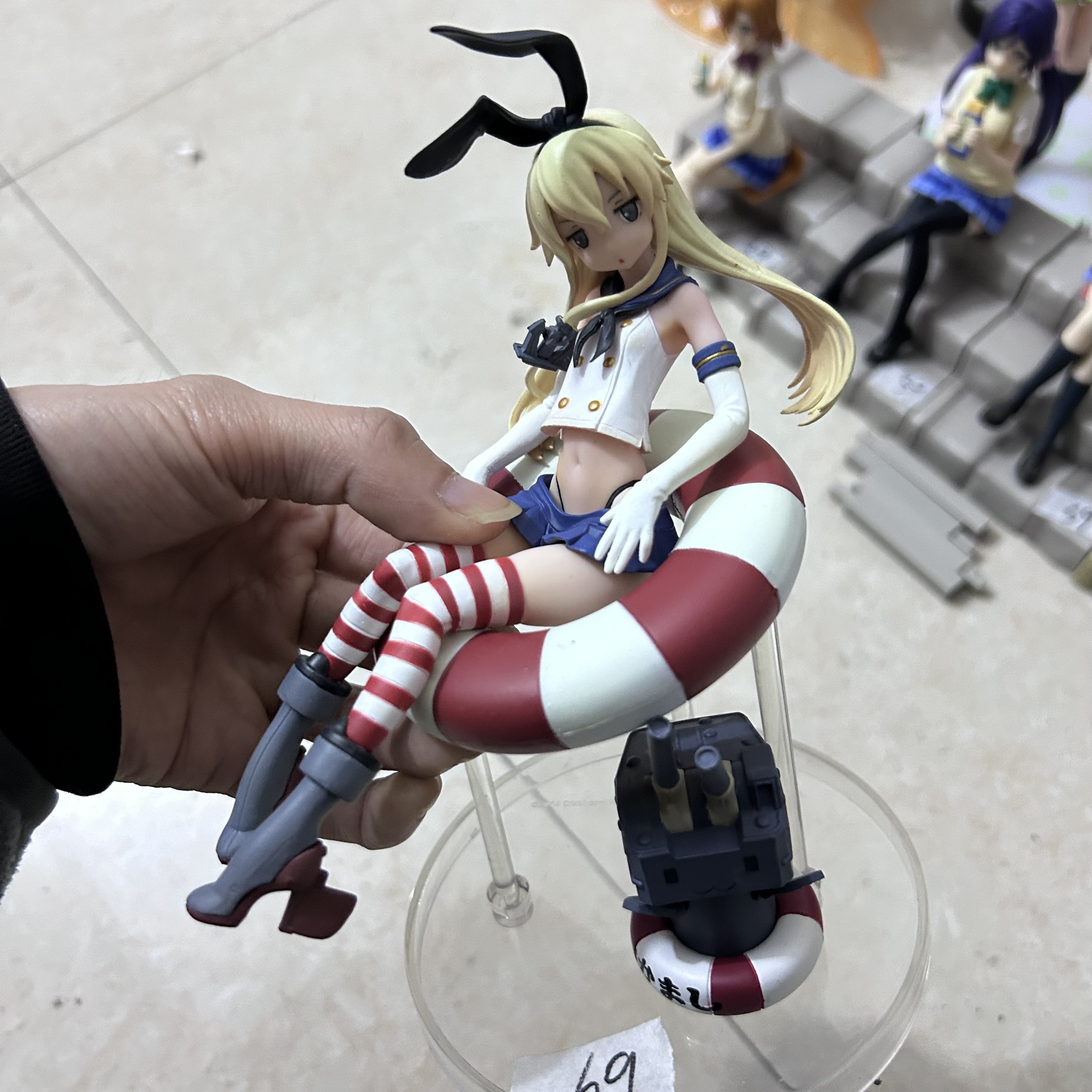 正版无盒 舰队 舰娘 岛风 救生圈 连装炮 手办