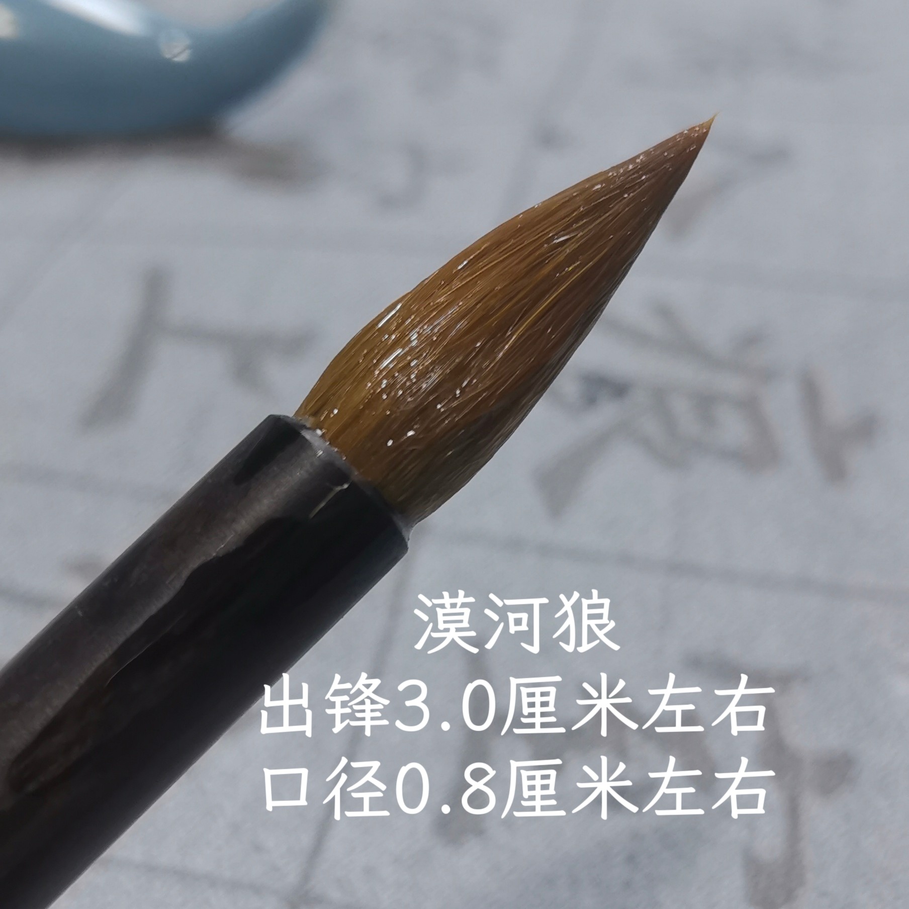 双十一福利【漠河狼】出锋3.0 口径0.8 狼毫小楷  颜体 欧体二王