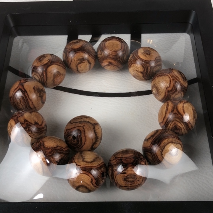 黄花梨/降香黄檀手串/手链黄金底2.0蜘蛛纹对眼老康黎