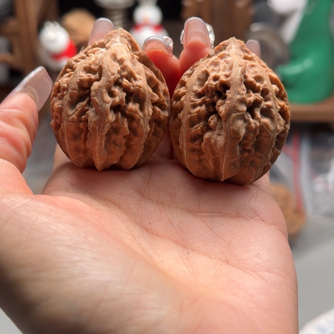 文玩核桃把件楸百核275