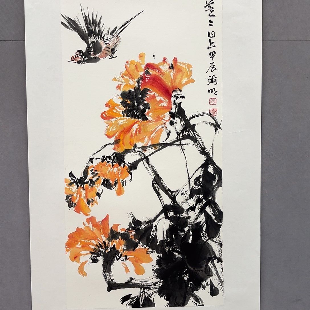 国画亲笔手绘原创