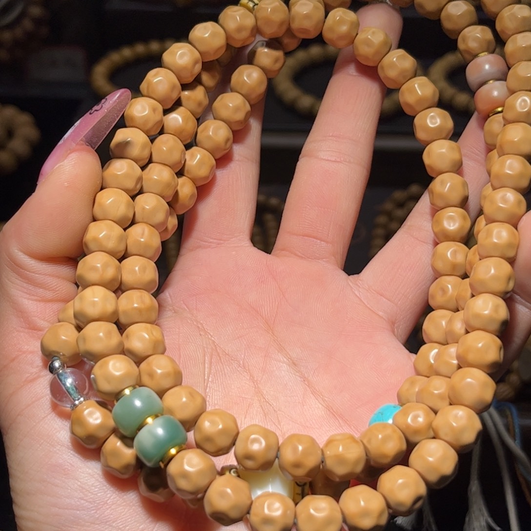 吊坠猴头核桃9+龙岩料雕刻奶酪108全品无瑕无药