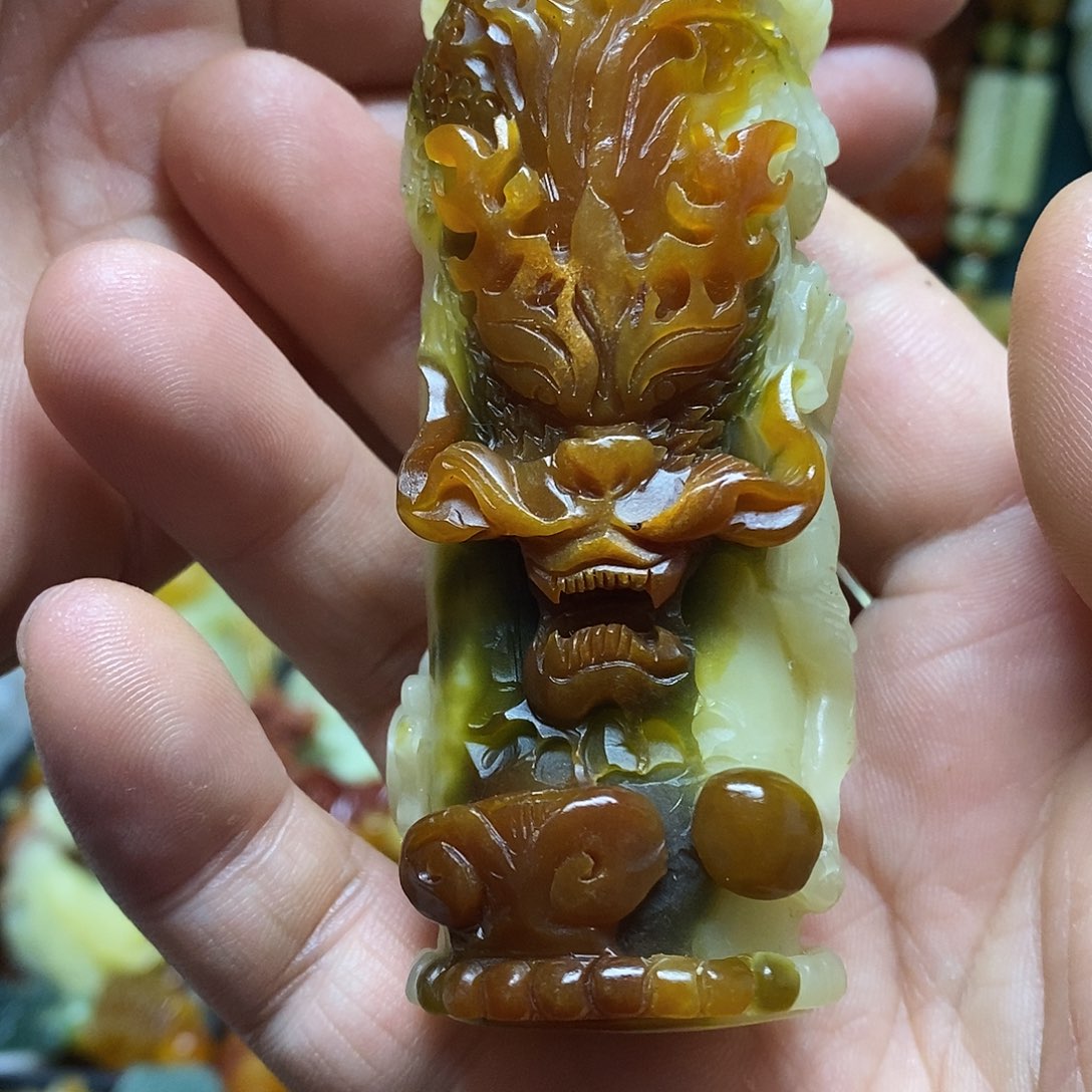 ꕥ***ঞ岫玉未镶嵌吊坠(赠链)