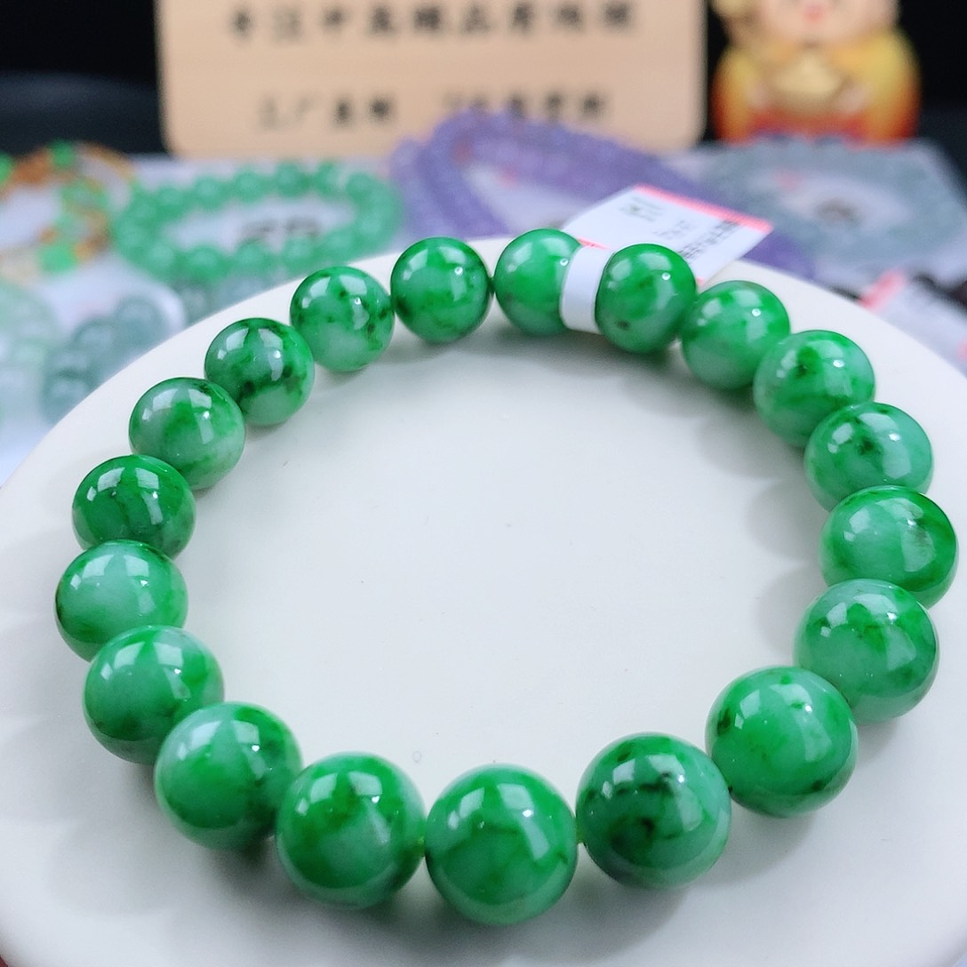 翡翠手链未镶嵌卡卡9.5