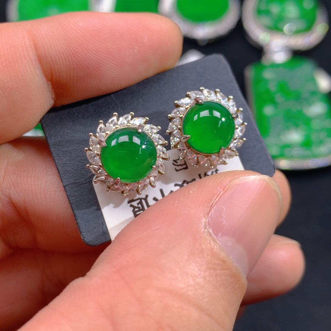 翡翠颈饰银S925镶嵌11111111111