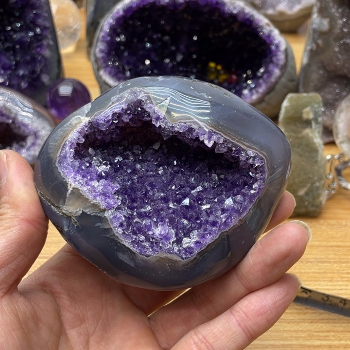 紫晶钱袋子未镶嵌