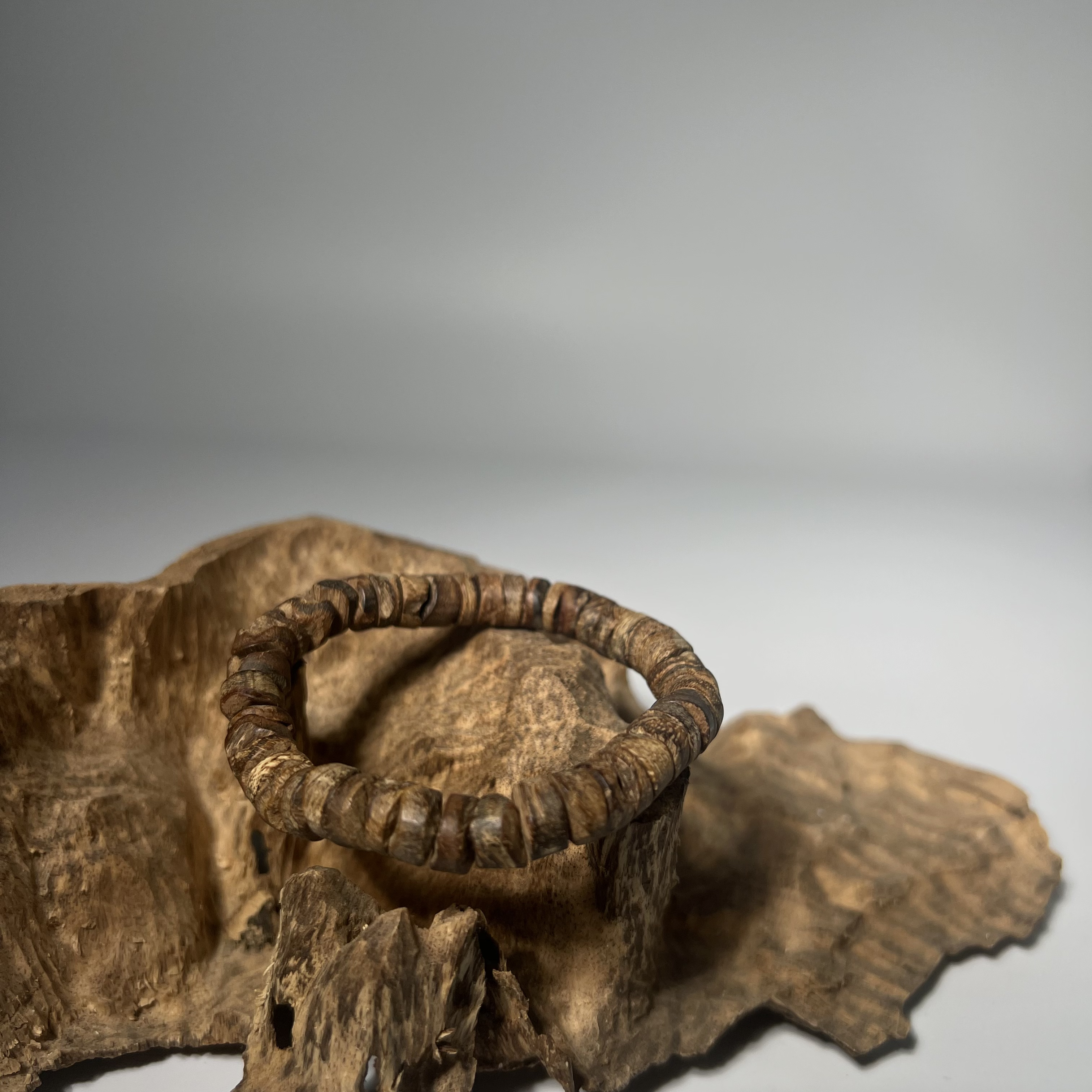 沉香【老香厂】惠安土沉老料沉水单圈（多样性发一）