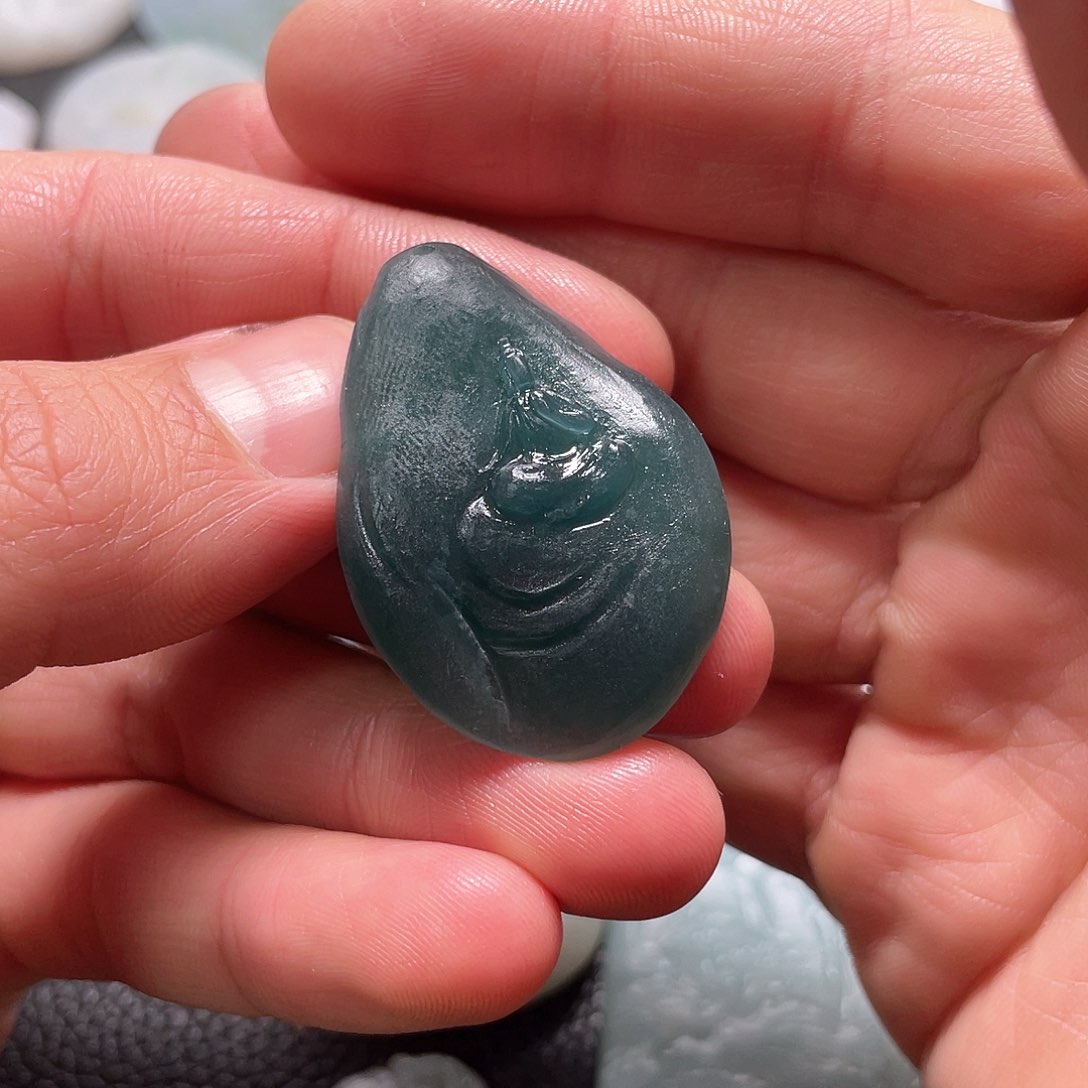 未镶嵌定制翡翠拍***I翡翠