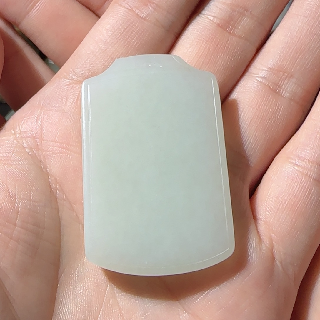 桥***烤和田玉未镶嵌颈饰