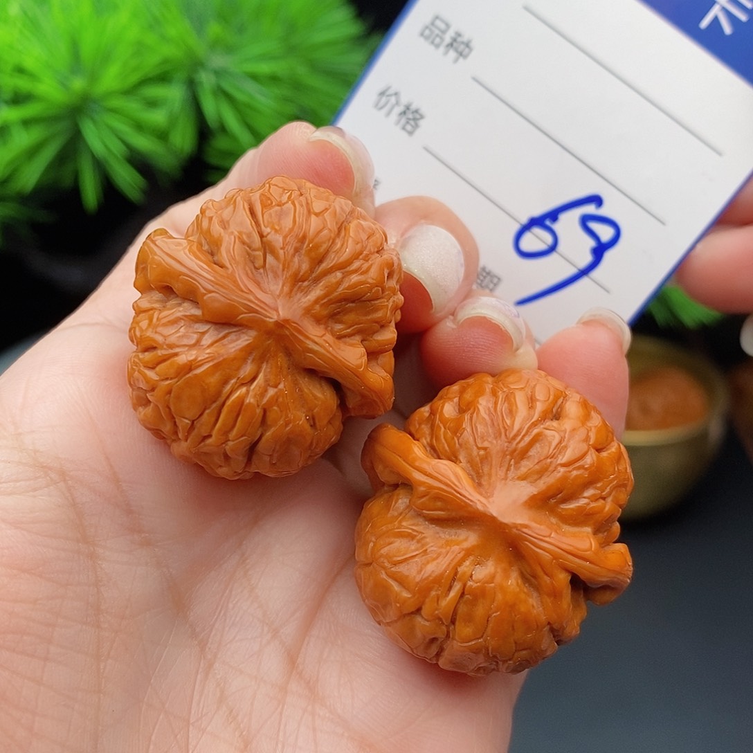 文玩核桃把件33甲骨文69