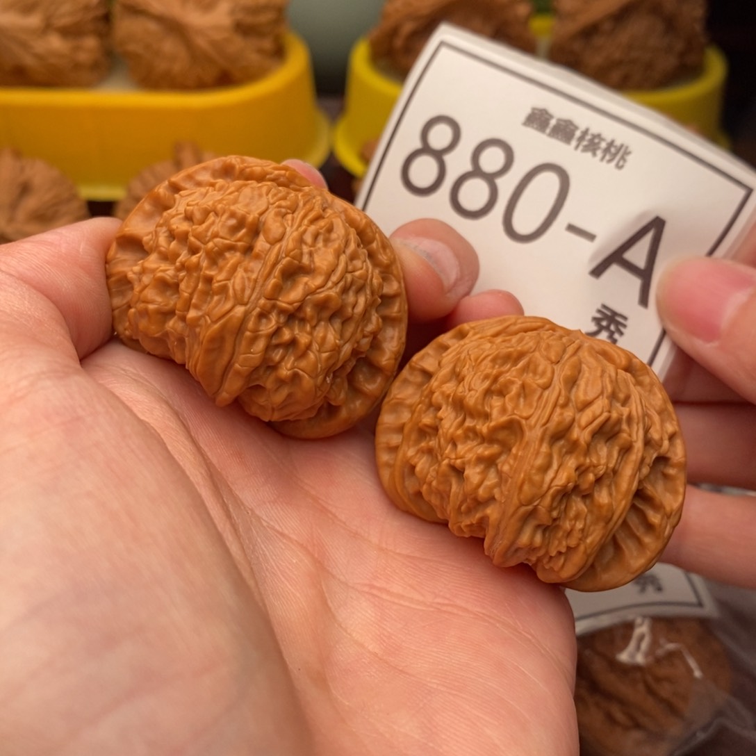 文玩核桃把件白狮41