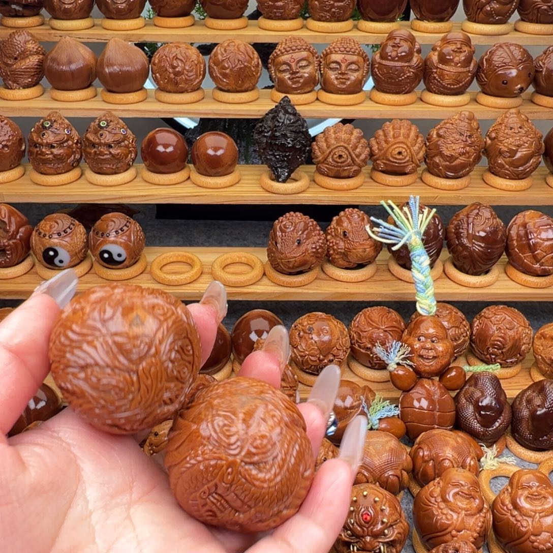 怕***冷橄榄核手串/手链龙凤