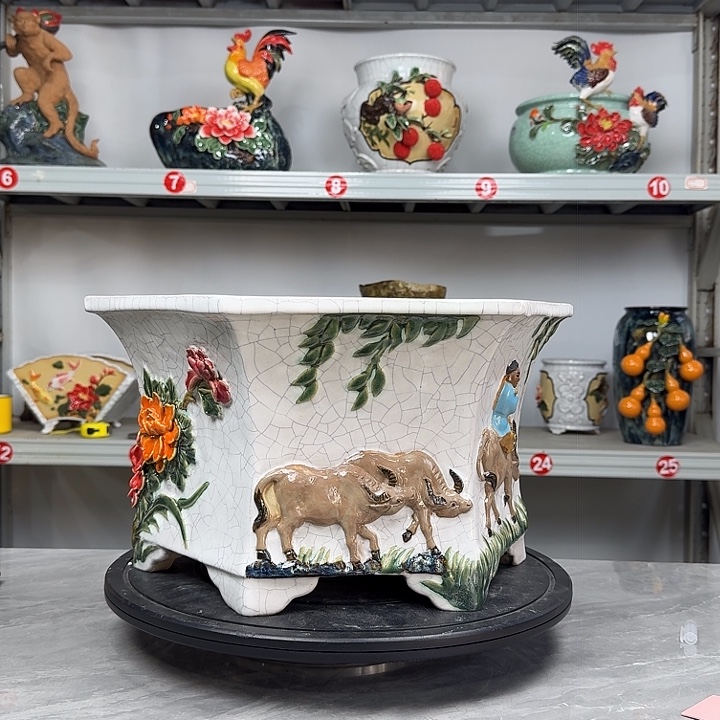 会****精品石湾盆精工制作