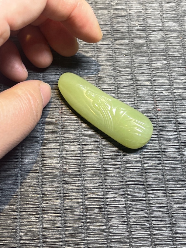 青黄玉普萨小挂件，20.9克