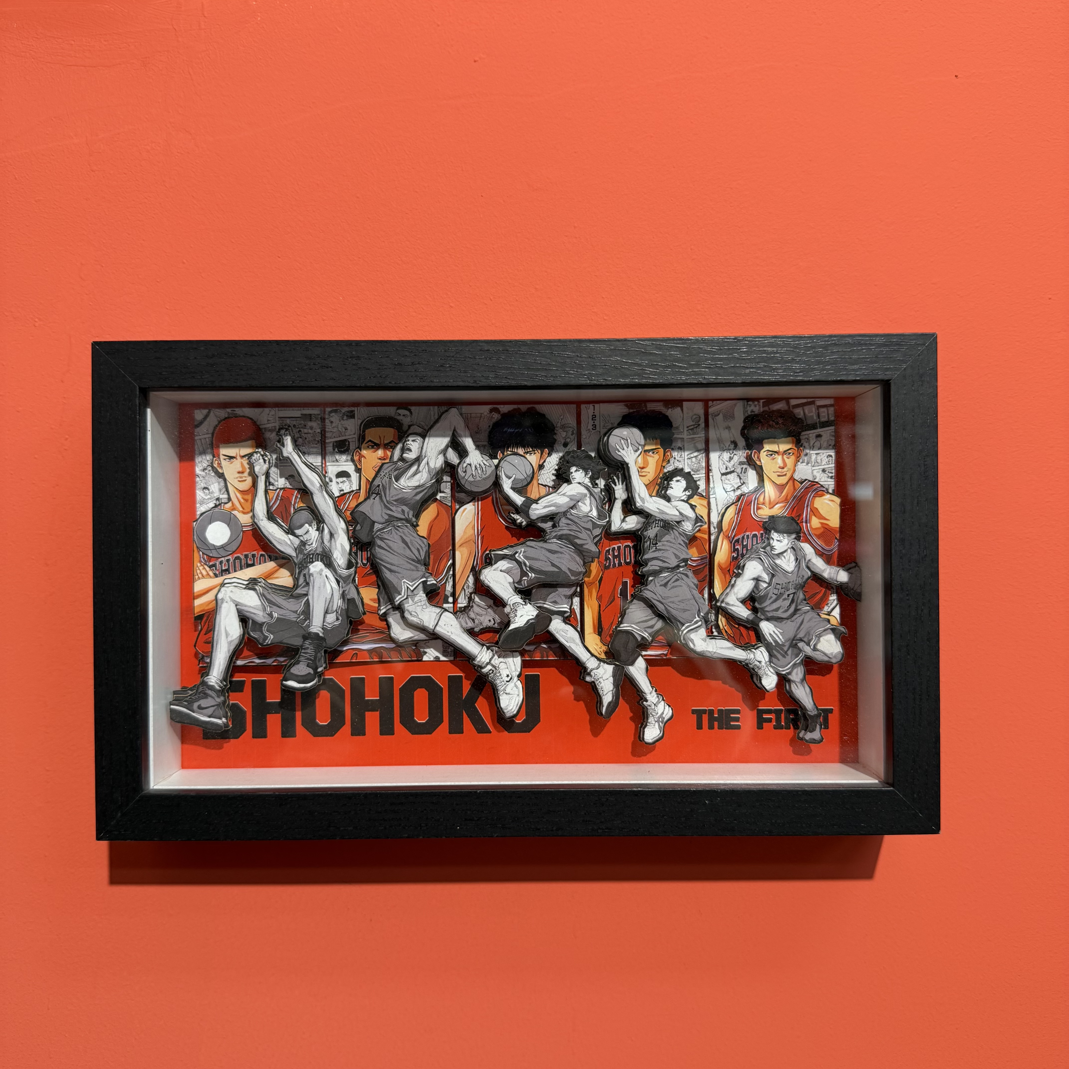 【灌篮】灌篮流川枫主角团大合集立体镂空装饰画摆件S006