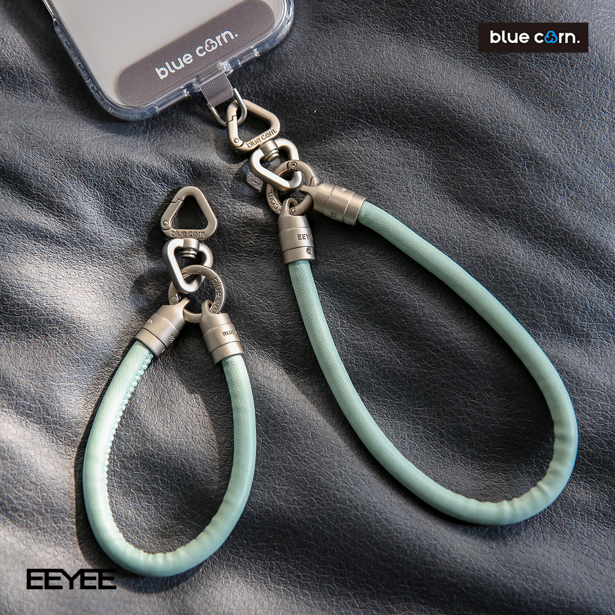 Bluecorn原创皮绳系列简约百搭设计感户外防丢通用短款手机绳