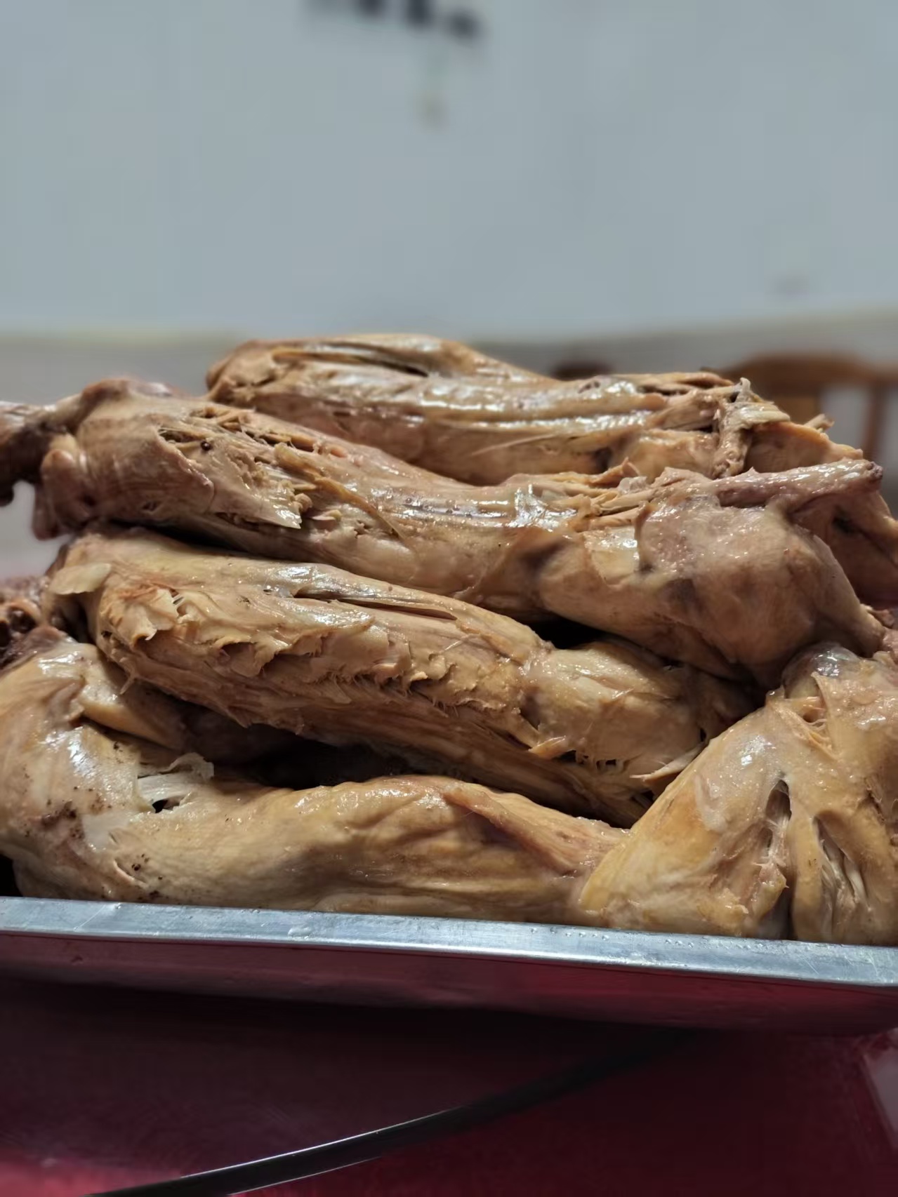 彬州市难看兔肉现称现拍当天卤煮当天发货       