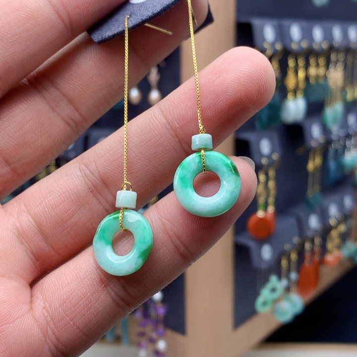 未镶嵌翡翠耳饰耳饰