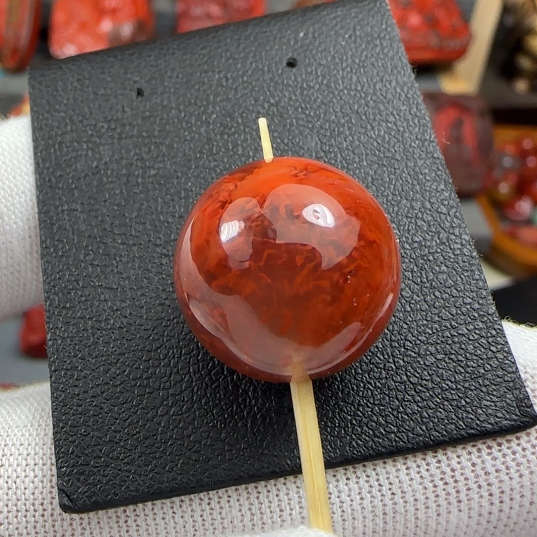 南红玛瑙珠子16未镶嵌