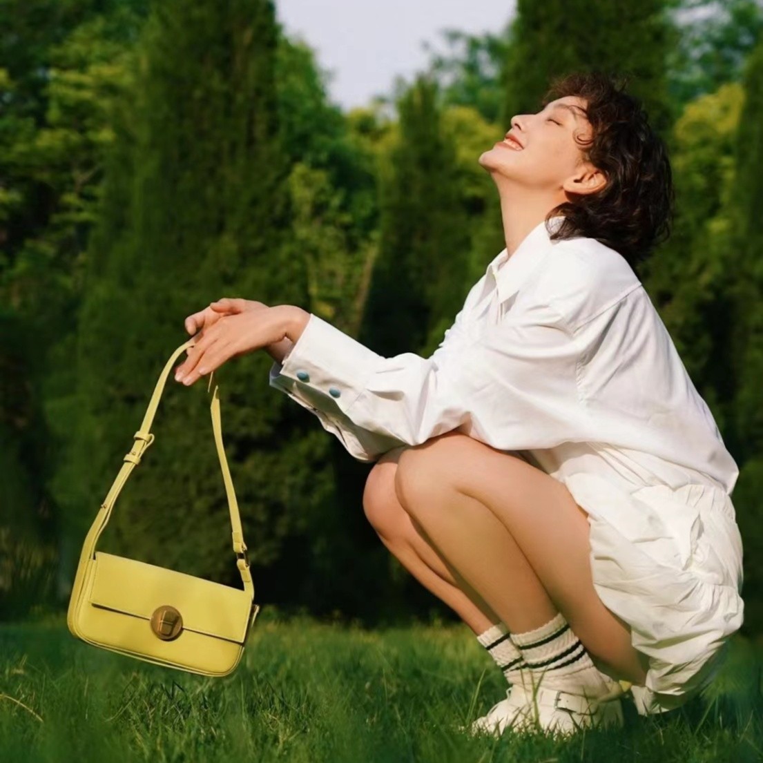 BIOKGOL/百顾【灰色纯净款】单肩包  小众设计   单肩包 9049