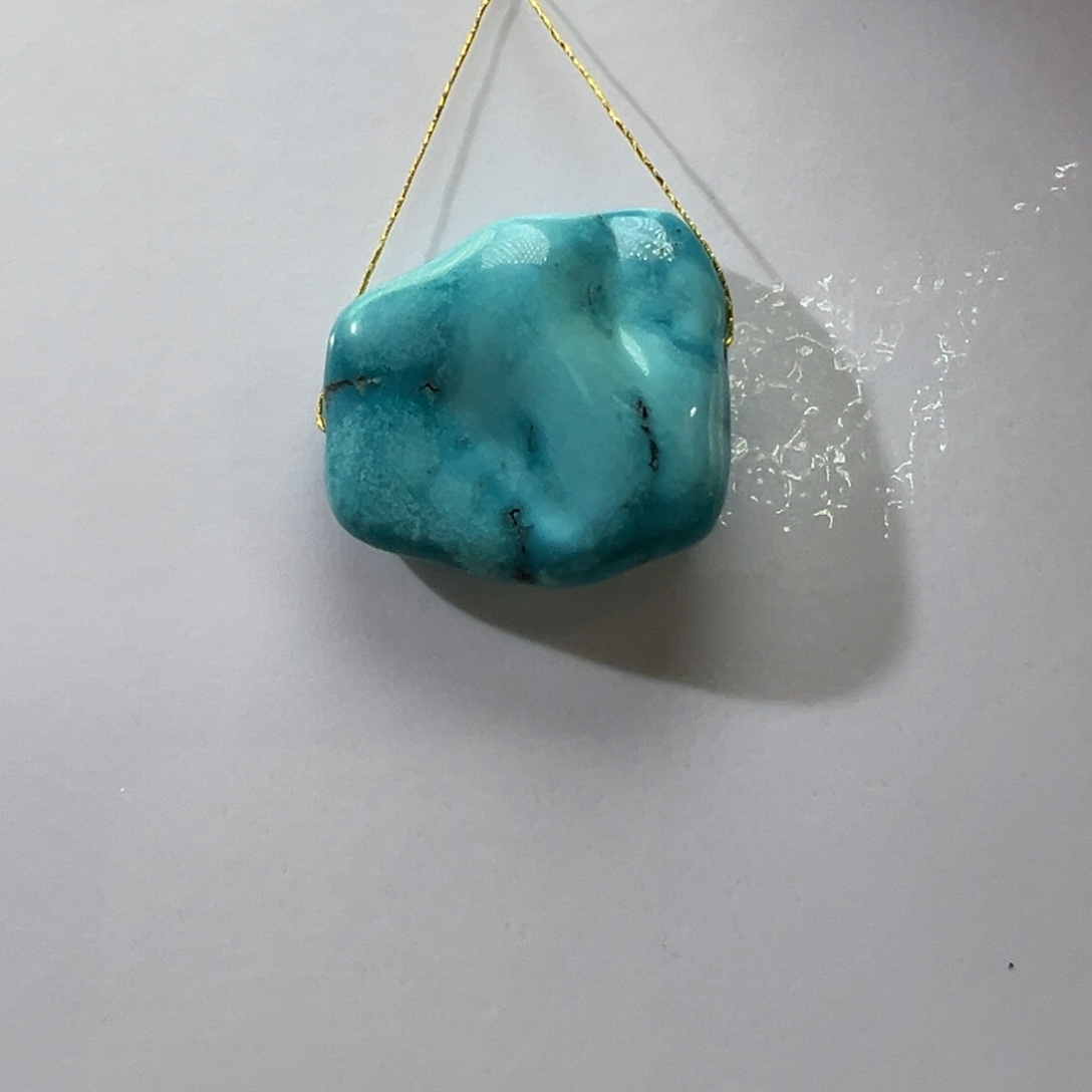 绿松石未镶嵌挂件