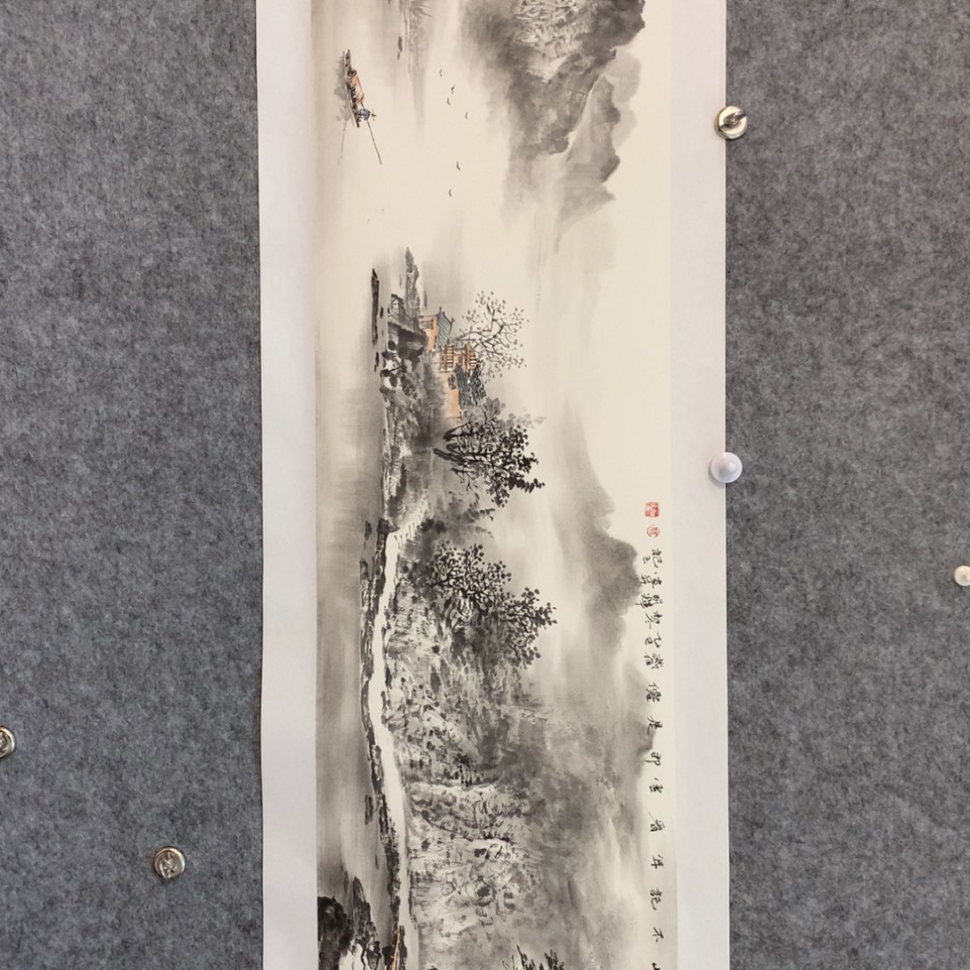 x***g国画山水作品写意