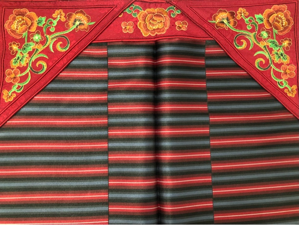 子玉｜【新款藏式条纹围腰帮典 】高级感金边设计配饰条纹邦典