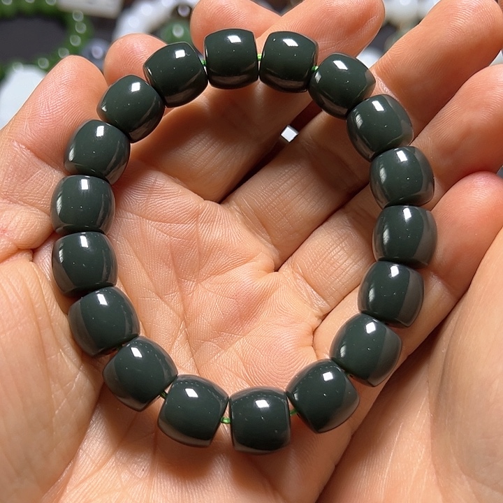 和田玉手串未镶嵌