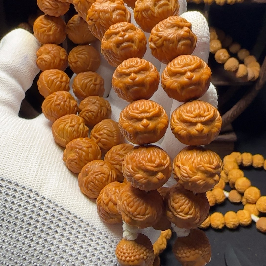 落***子吊坠猴头核桃猴头