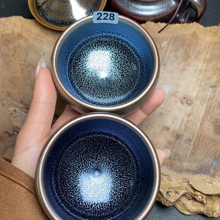 茶盏建窑建盏主人杯228微瑕